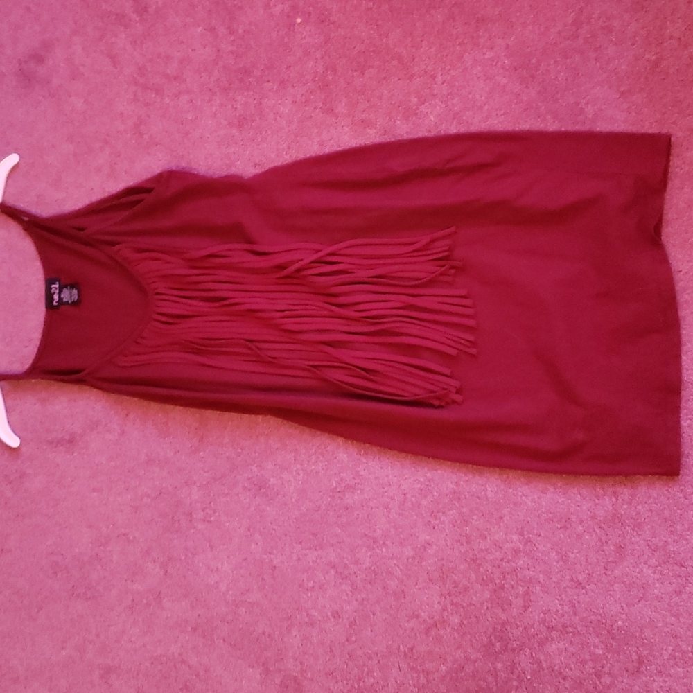 Rue 21 Red spaghetti strap dress.